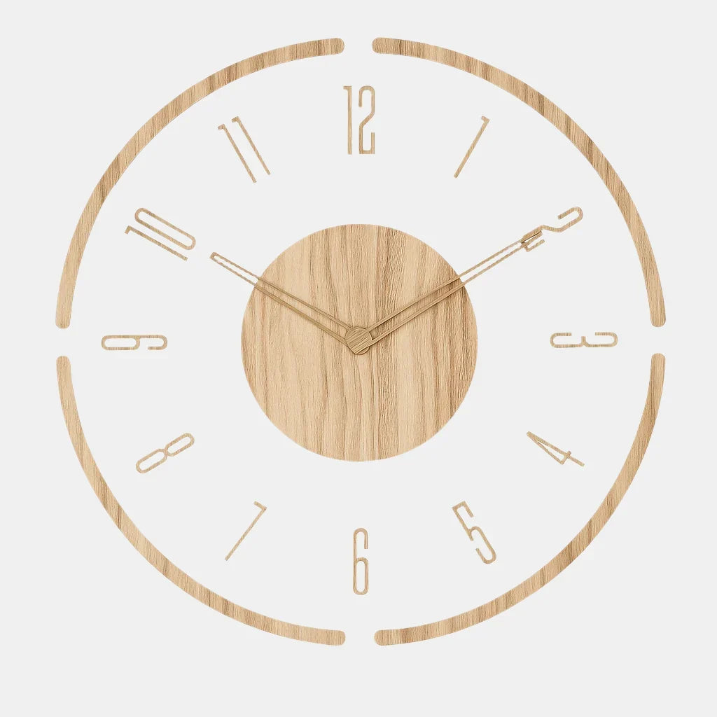 QuietNest – Genieße vollkommene Stille mit elegantem lautlosem Wanduhr