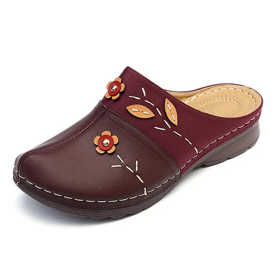 Janeth - Sandale mit Keilabsatz Aus Leder