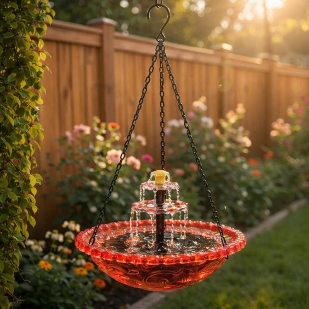 SunCascade | Umweltfreundlicher Solar-Wasserfall für sofortige Gartengemütlichkeit