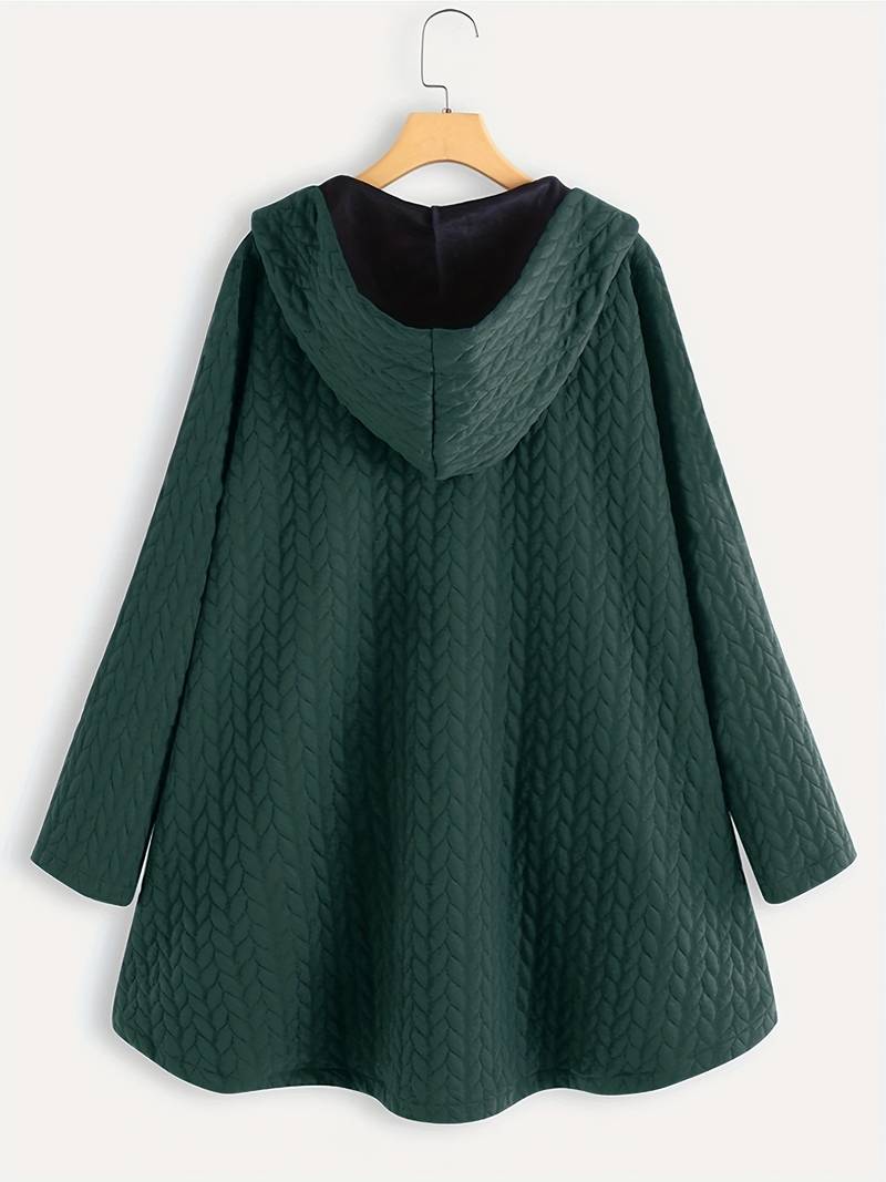 Ivana | Oversized-Mantel mit Kapuze