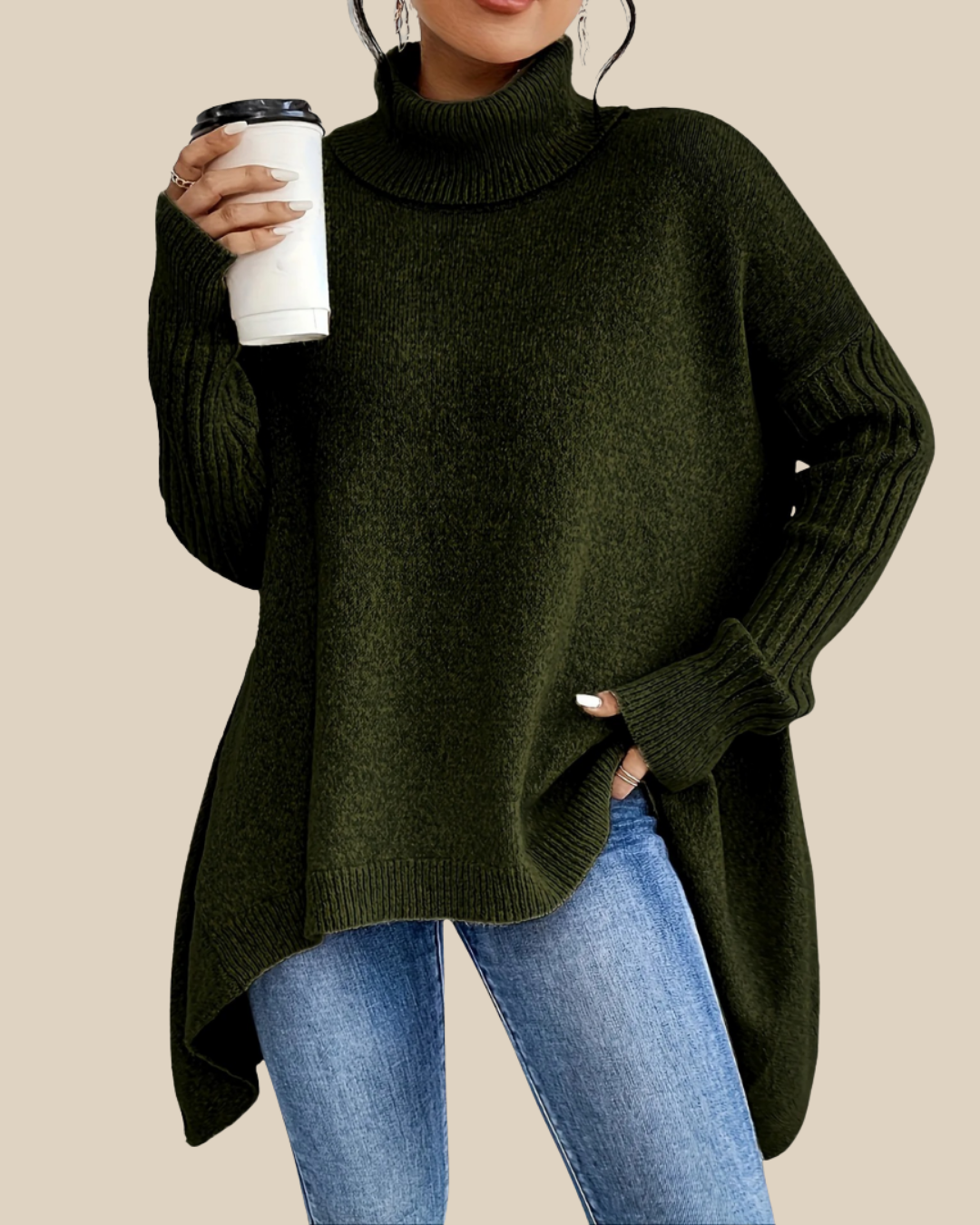 Tessa | Oversized Rollkragenpullover