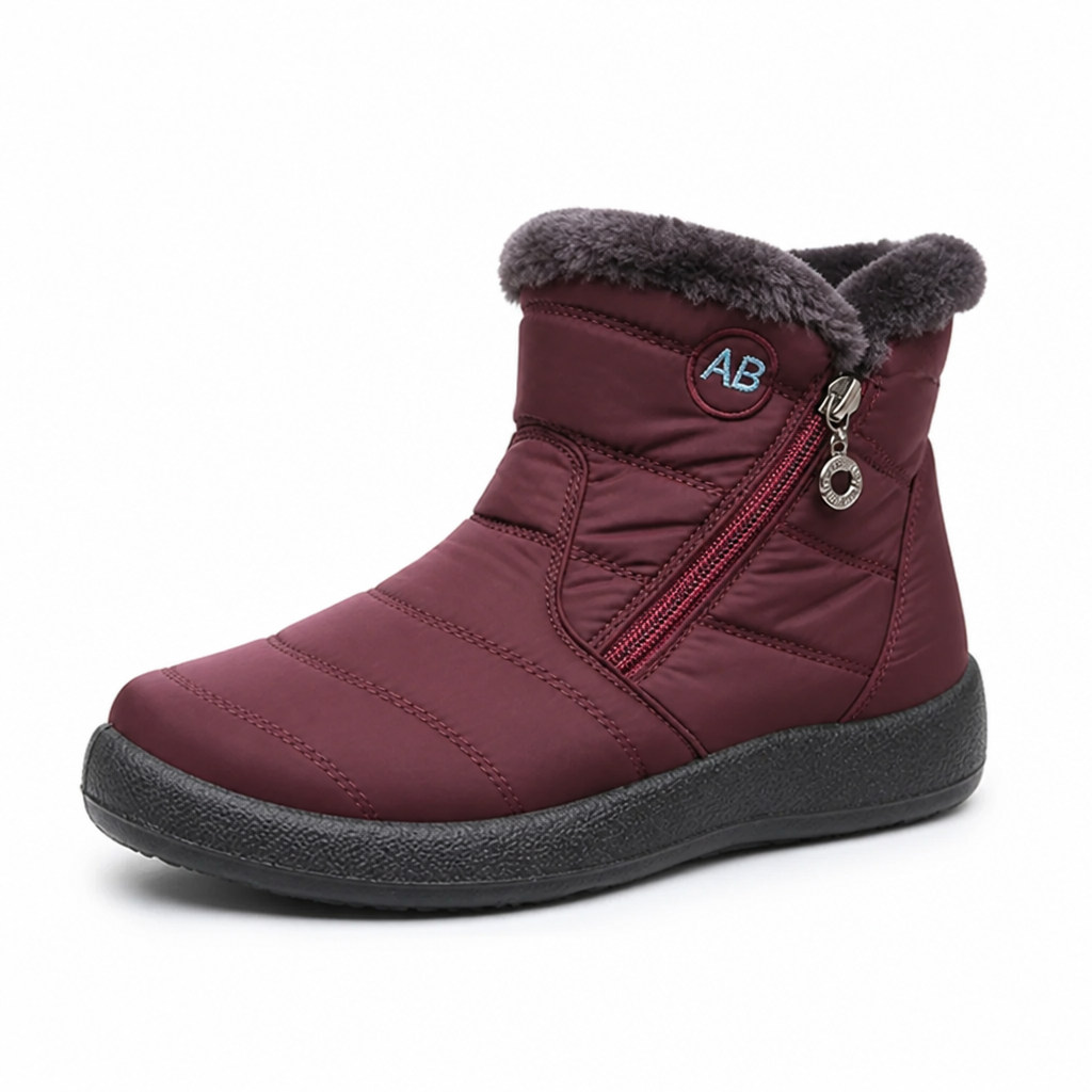 Gefütterte Winterstiefel – wasserabweisend und rutschfest