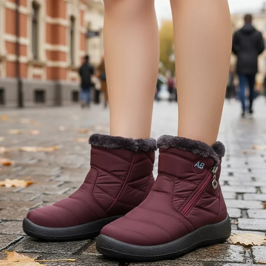 Gefütterte Winterstiefel – wasserabweisend und rutschfest