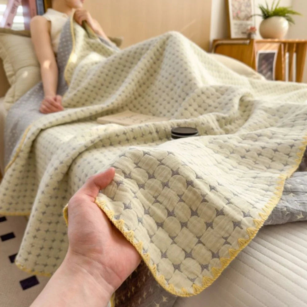 CozyNest – Ganzjahresweiche Decke mit zwei stilvollen Designs