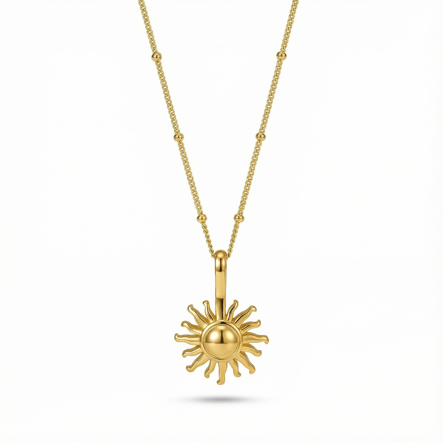 SOLARA | Sculpted Sun Necklace