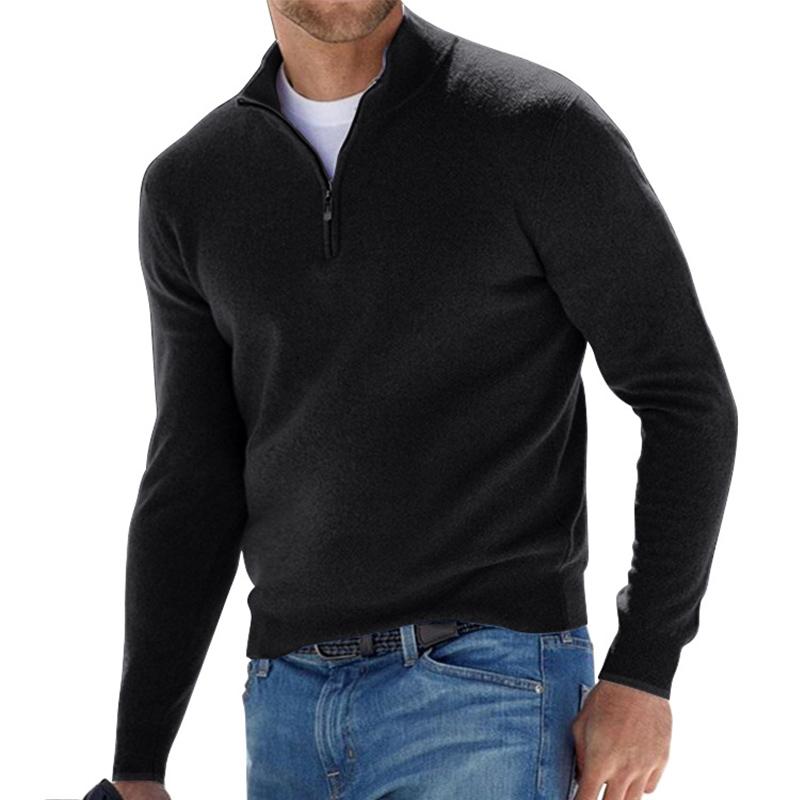 Erik – Premium-Pullover mit Reißverschluss