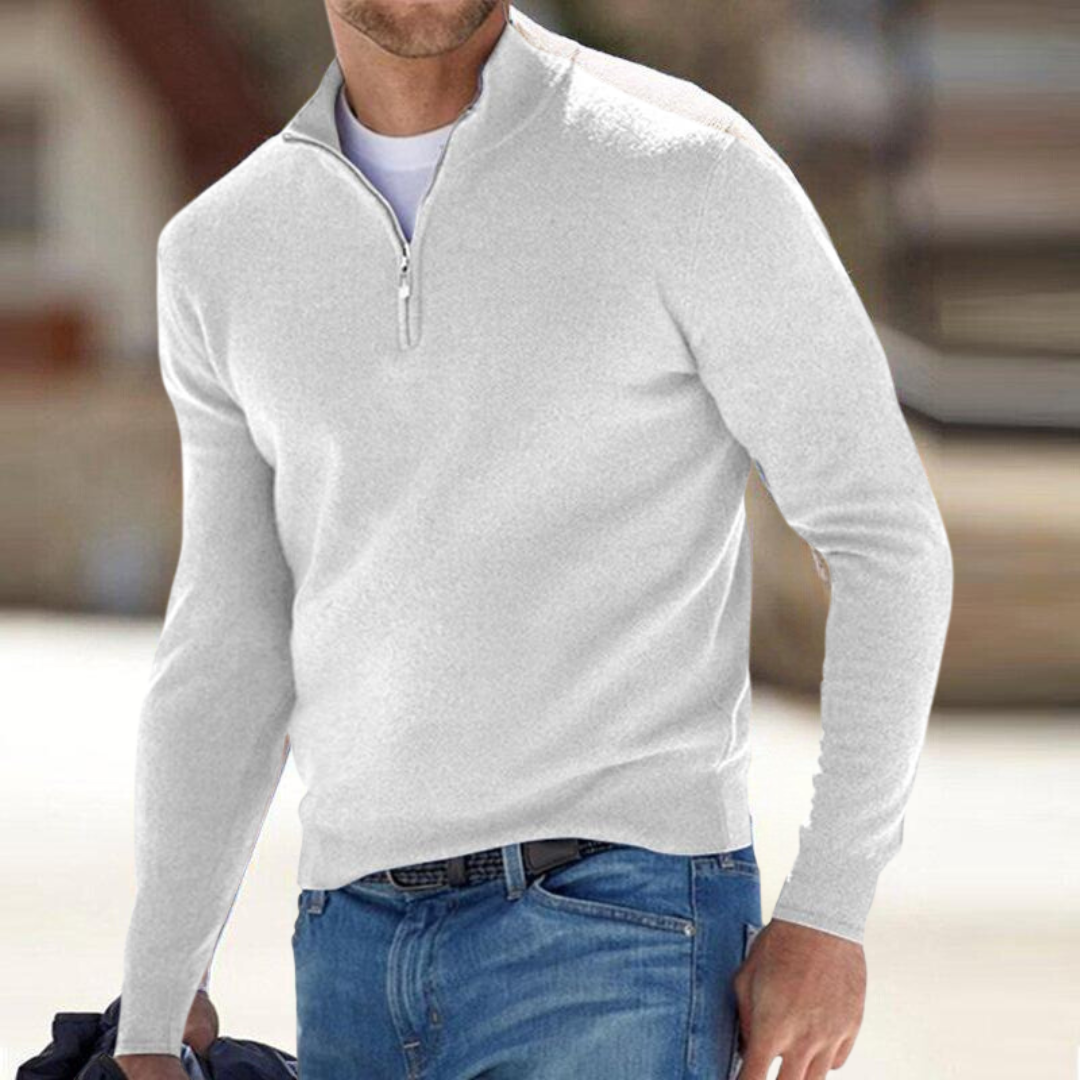 Harron | Luxury Half-Zip Sweater