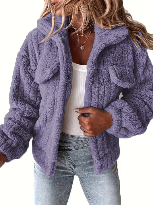 Libila – Bequeme Jacke Mit Taschen