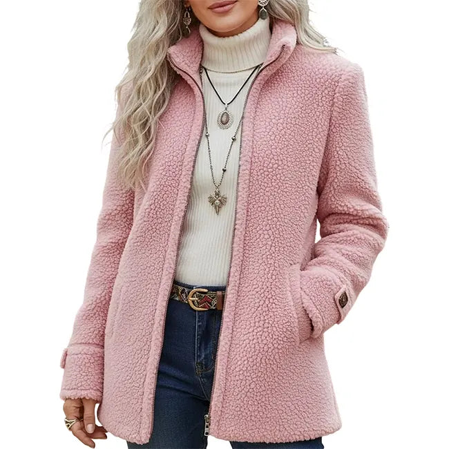 Elanne - Freizeit Jacke Mit Stehkragen