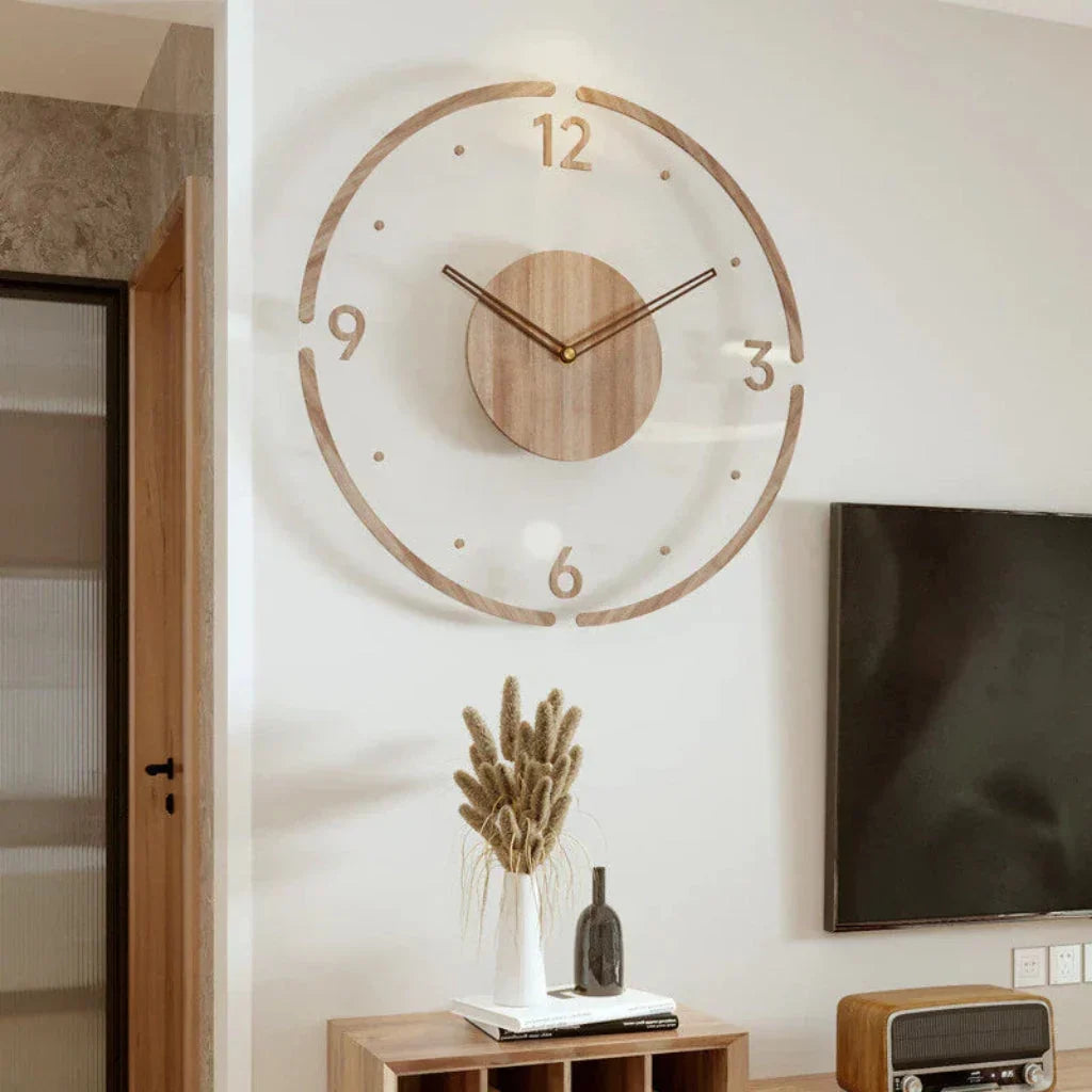 QuietNest – Genieße vollkommene Stille mit elegantem lautlosem Wanduhr