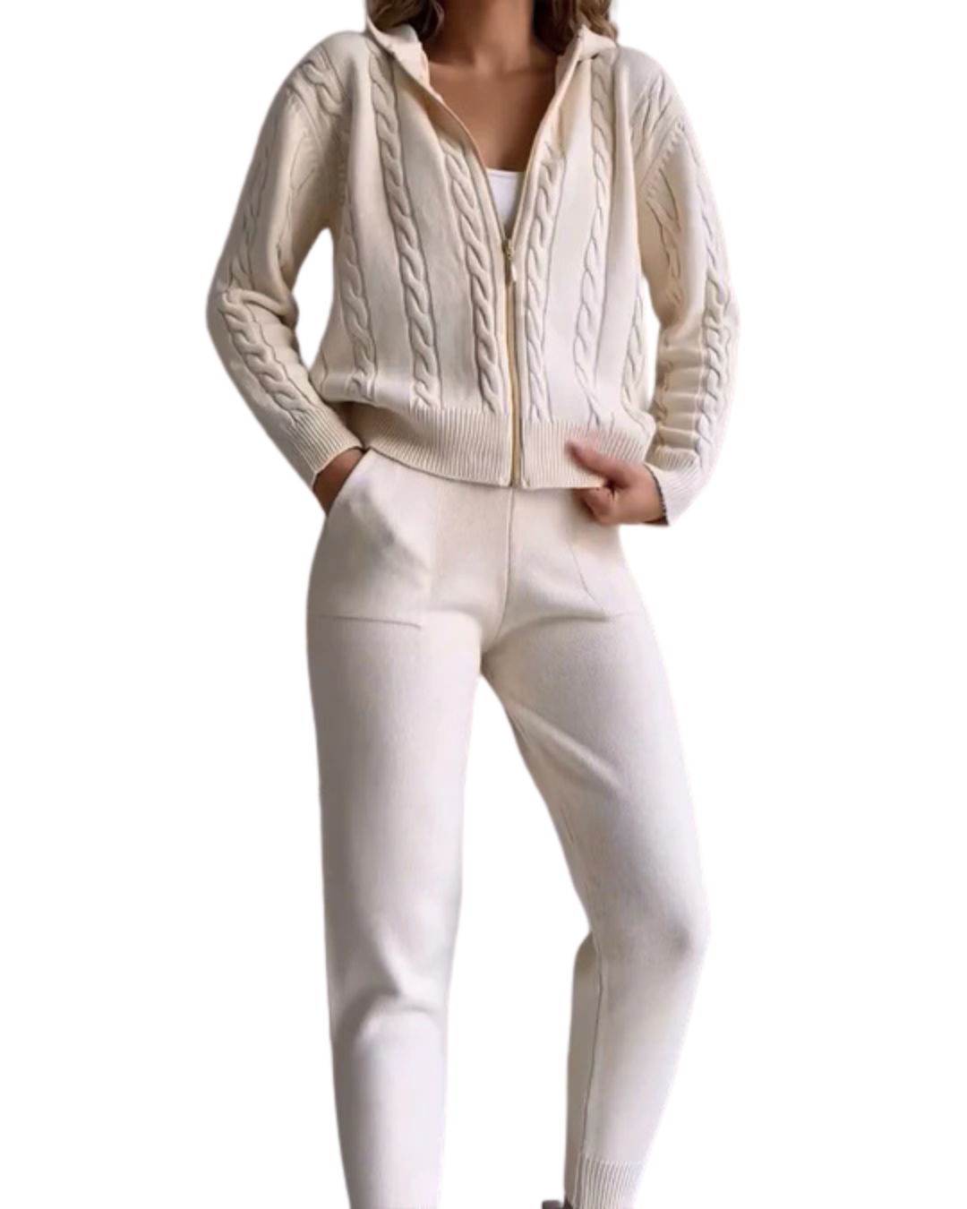 Antonia | Zweiteiliges Jacquard-Set