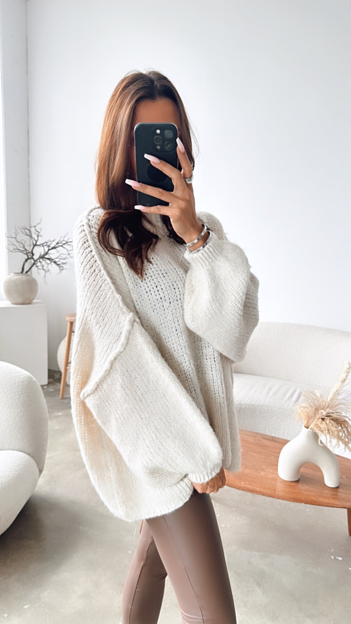 Ultra Oversize Kuschel Pullover