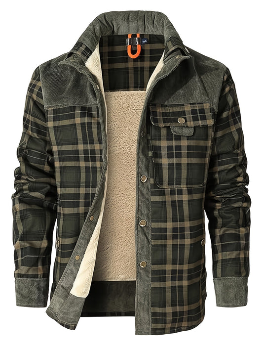 Dalmas - Lässige Winter Jacke im Karo-Look