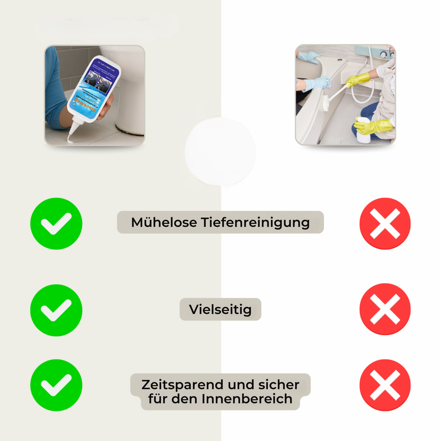 FleckWeg / Entfernt Schimmel Ohne Schrubben