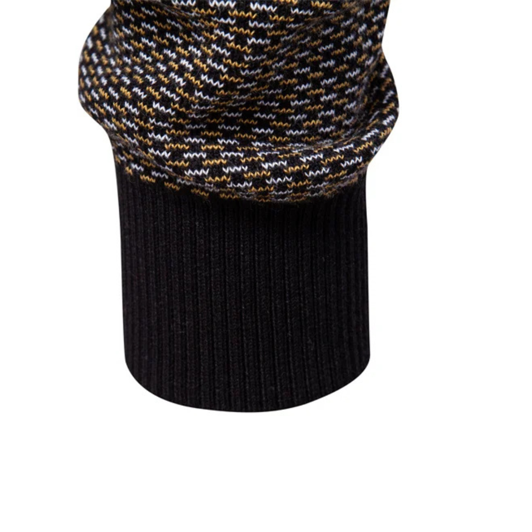 Limman – Pullover aus Jacquard-Strick mit halbem Reißverschluss