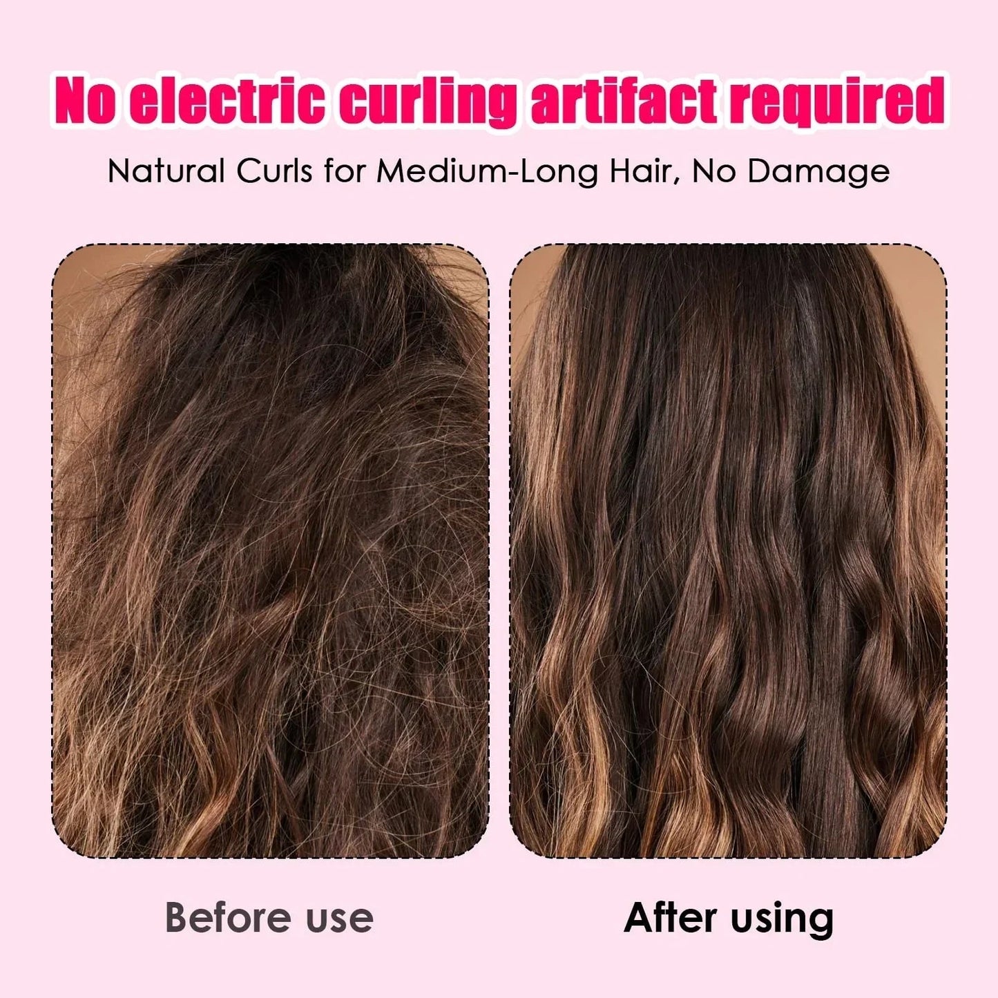 CurlyCraze — Seidig-glänzende Locken über Nacht, ganz ohne Hitze und Haarbruch