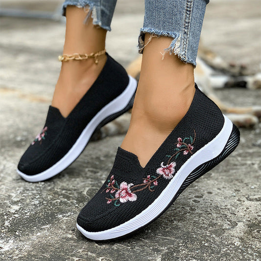Ava – Leichte, atmungsaktive Mesh-Schuhe mit Blumenmuster