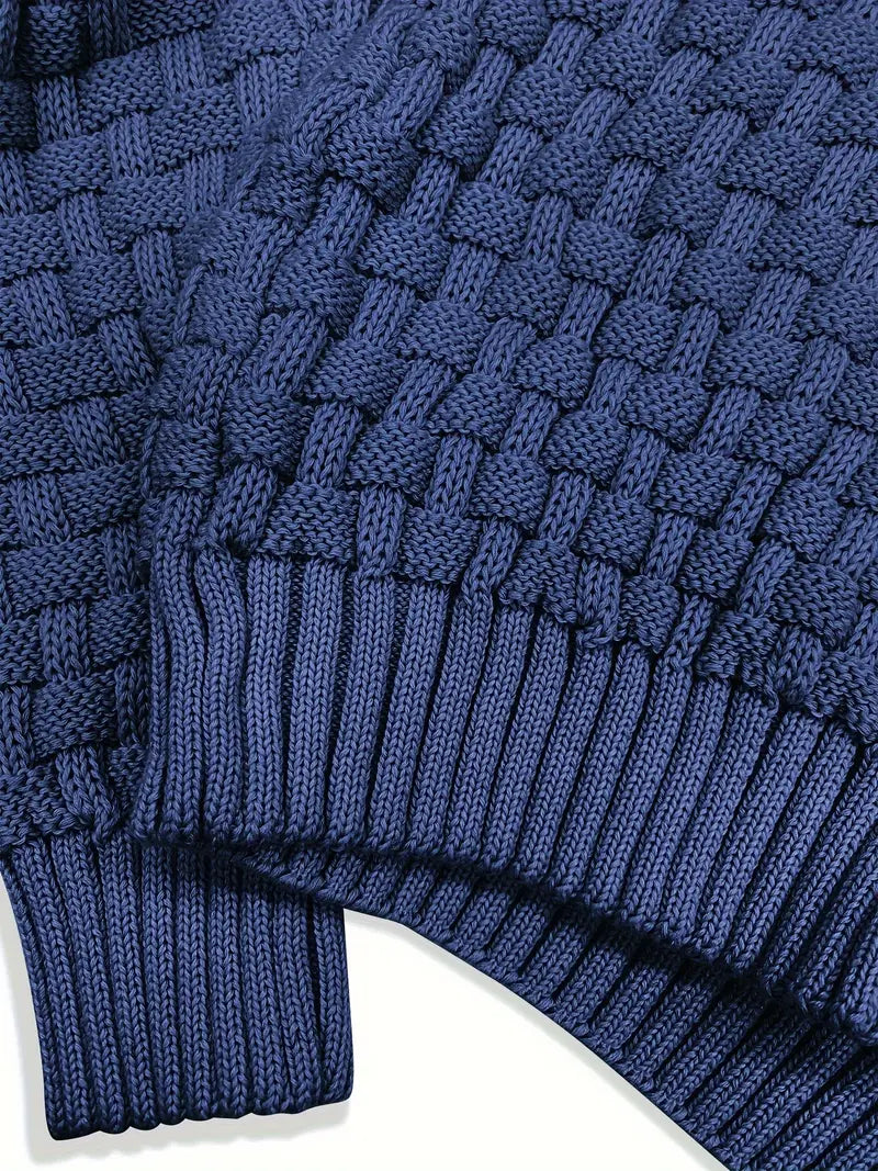 Jarren | Strickpullover im Slim Fit mit Kragen
