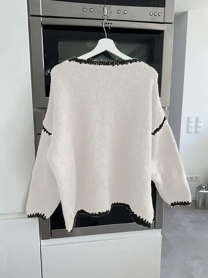 Usalda - Langärmeliger Strickpullover