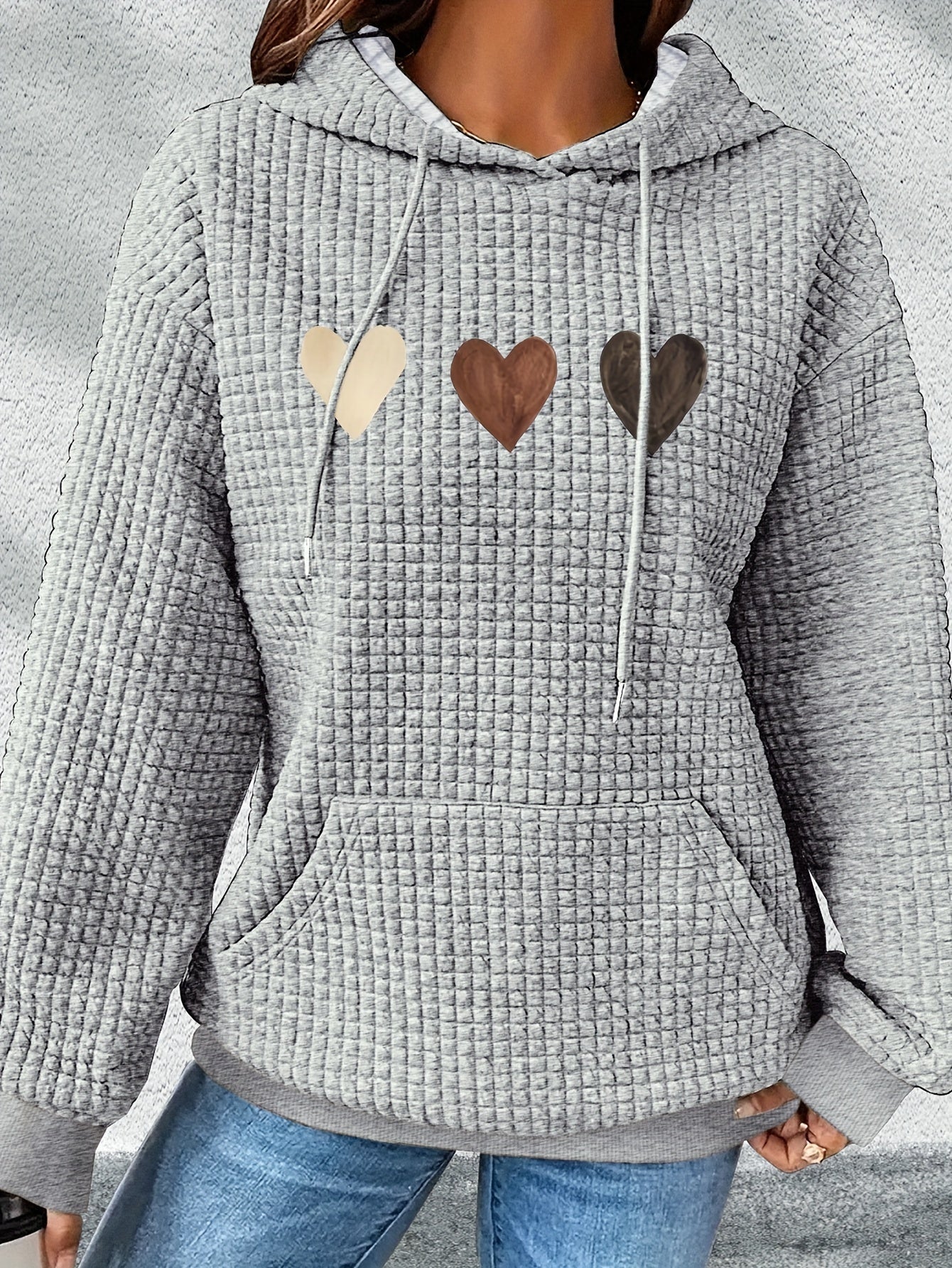 Urmela – Lässiger Polyester Kapuzenpullover Mit Taschen