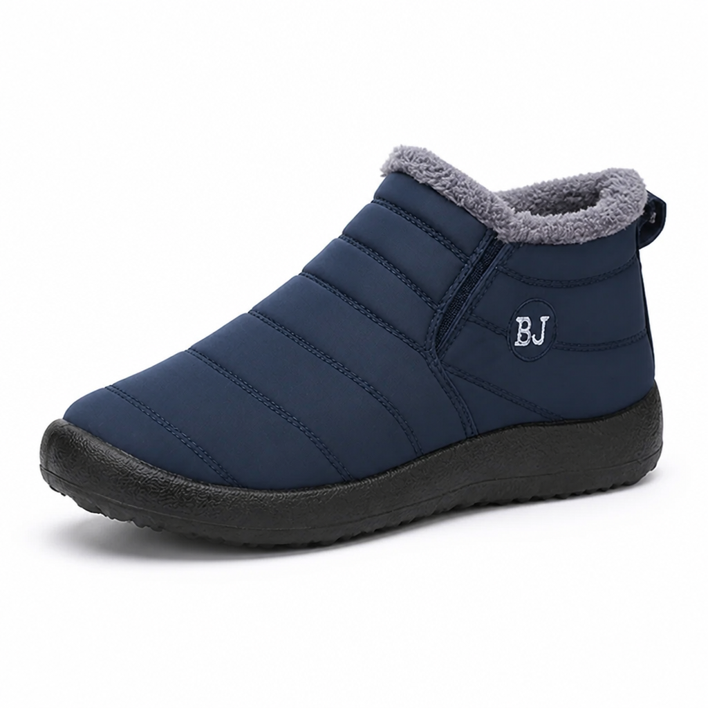 Damen Winterstiefel wasserabweisend mit Plüschfutter und Antirutschsohle