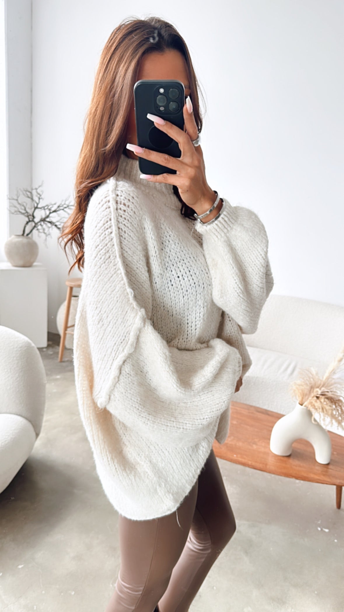 Ultra Oversize Kuschel Pullover