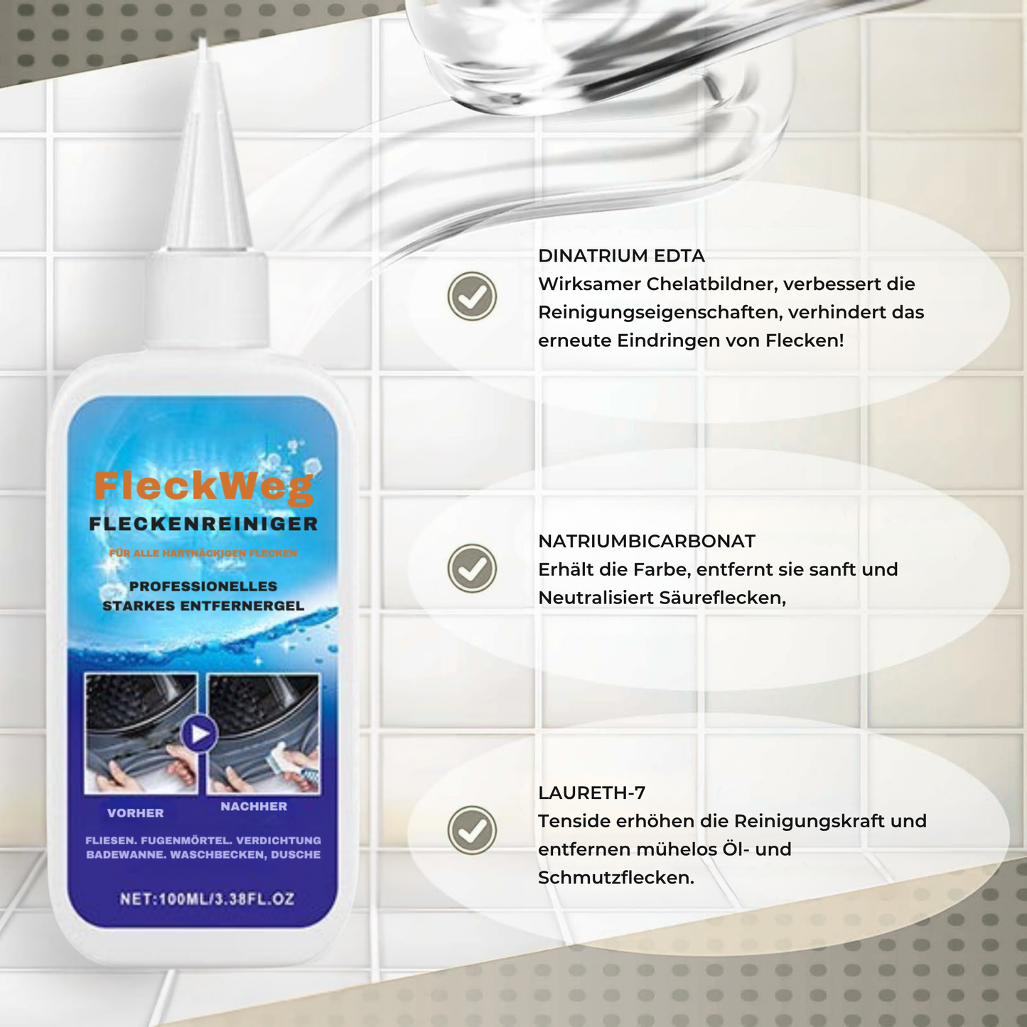 FleckWeg / Entfernt Schimmel Ohne Schrubben