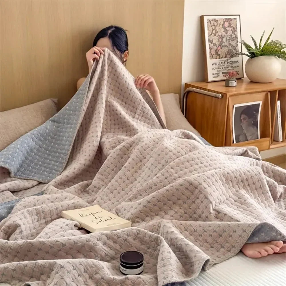 CozyNest – Ganzjahresweiche Decke mit zwei stilvollen Designs