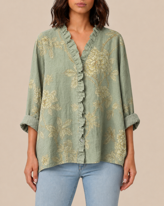 Anouk | Bluse mit Künstlerprint