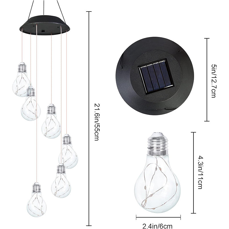 Solarbetriebene GlowChimes – Verzaubern Sie Ihre Abende