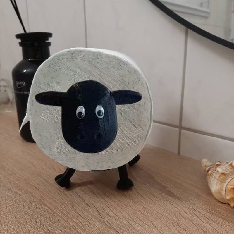 Schaf-Toilettenpapierhalter