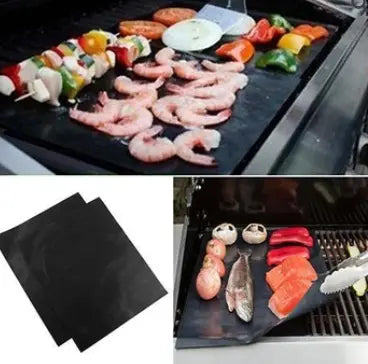 Antihaft-Grillmatte | Sauberes Grillen | Für Fleisch, Fisch und Gemüse | GrillSauber