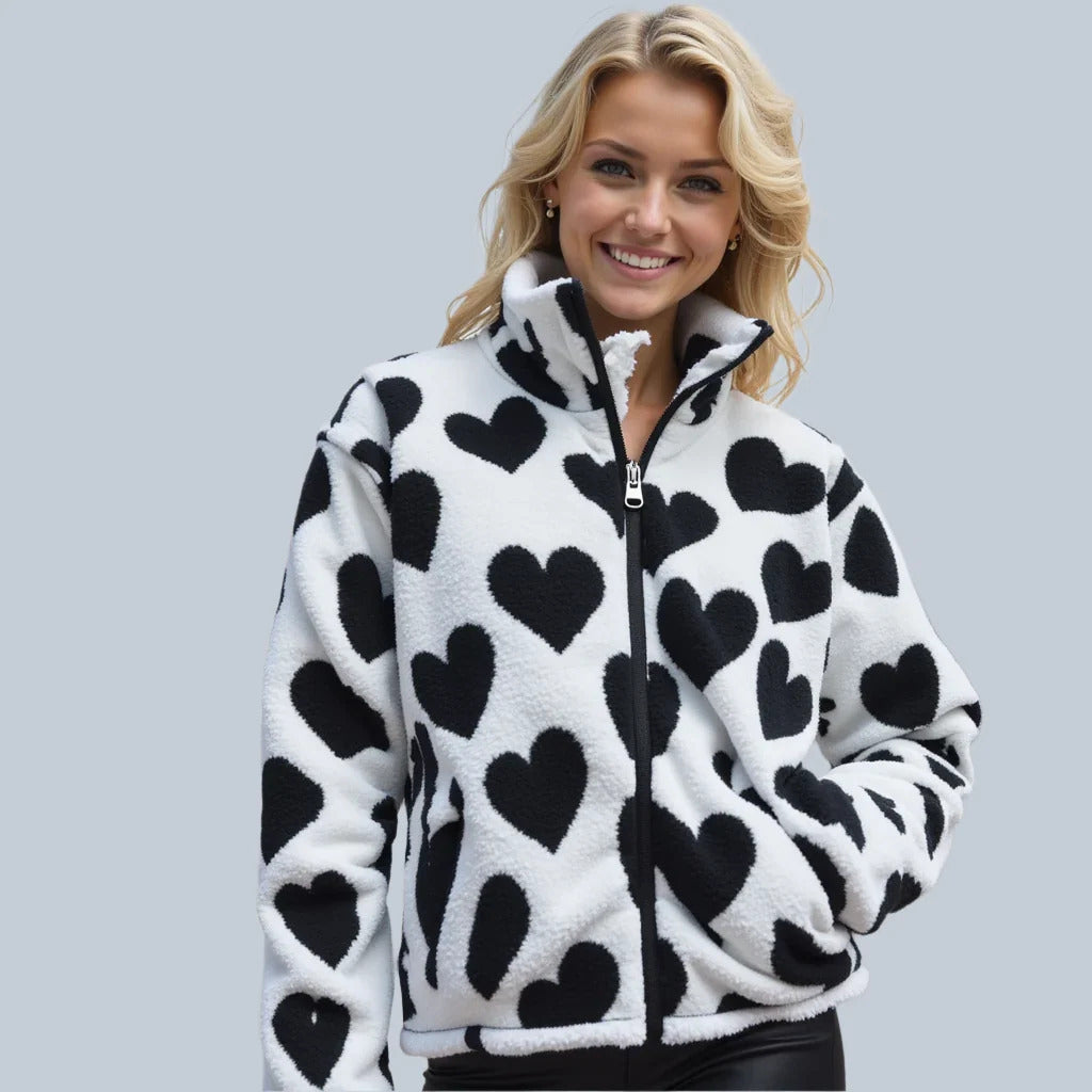 Sabrina | Wende-Herzenjacke