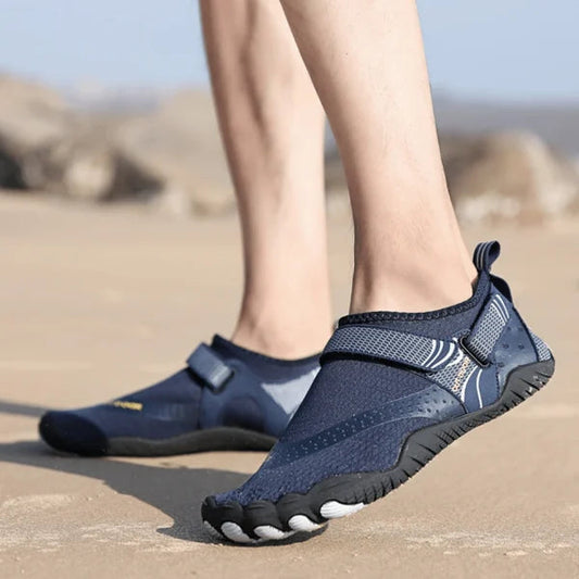 Barfuß-Wasserschuhe | Rutschfeste Profilsohle | Leichte orthopädische Stütze | BareCurrent
