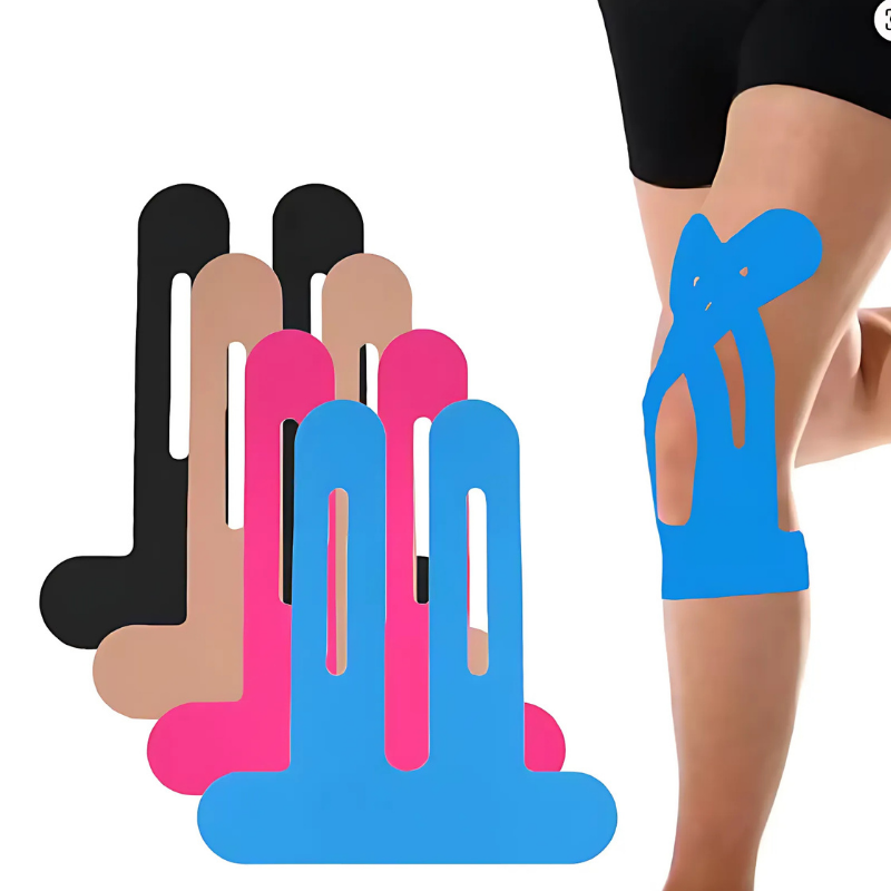 Dehnbares Knie Tape | Atmungsaktiv | Selbstklebend für Sport & Alltag | KneeEase
