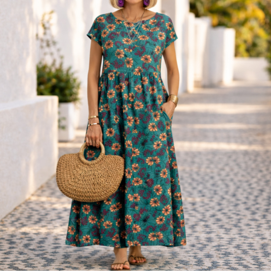 Valencia - Schickes Blumenkleid