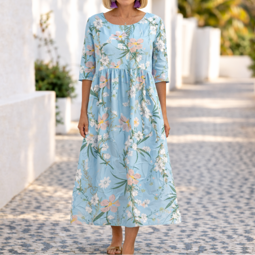 Mary - Sommerliches Blumenkleid