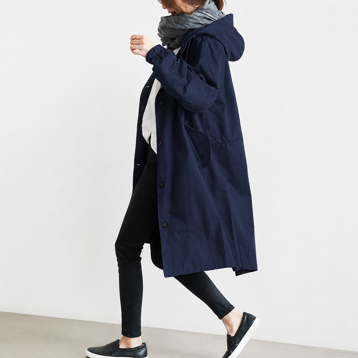 Eleganter und wasserabweisender Trenchcoat