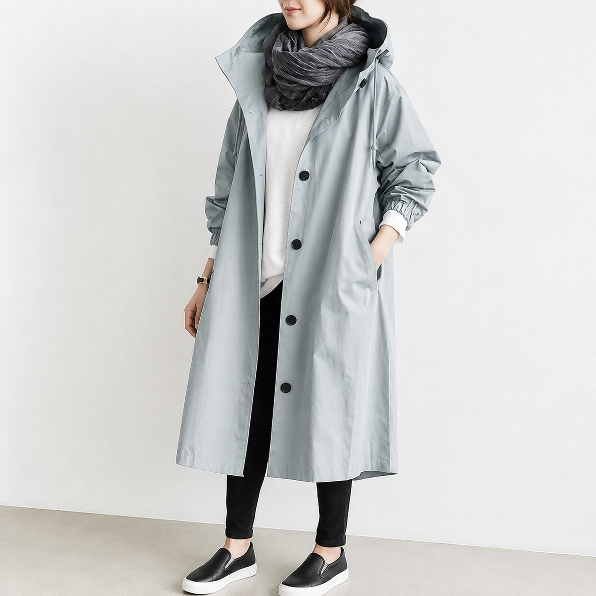 Eleganter und wasserabweisender Trenchcoat