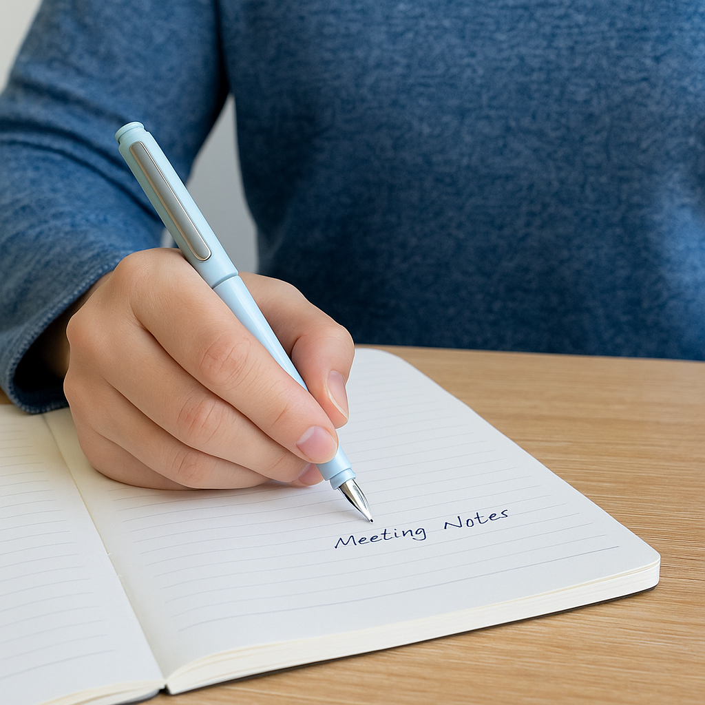 InkFlow - Einziehbarer Füllfederhalter mit sanftem Schreibkomfort | 1+1 GRATIS