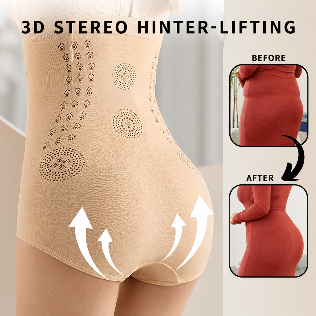 Schnell Bauchfett verlieren | High-Waist Shapewear | Straffung und Unterstützendem Lifting-Effekt | Shapevia