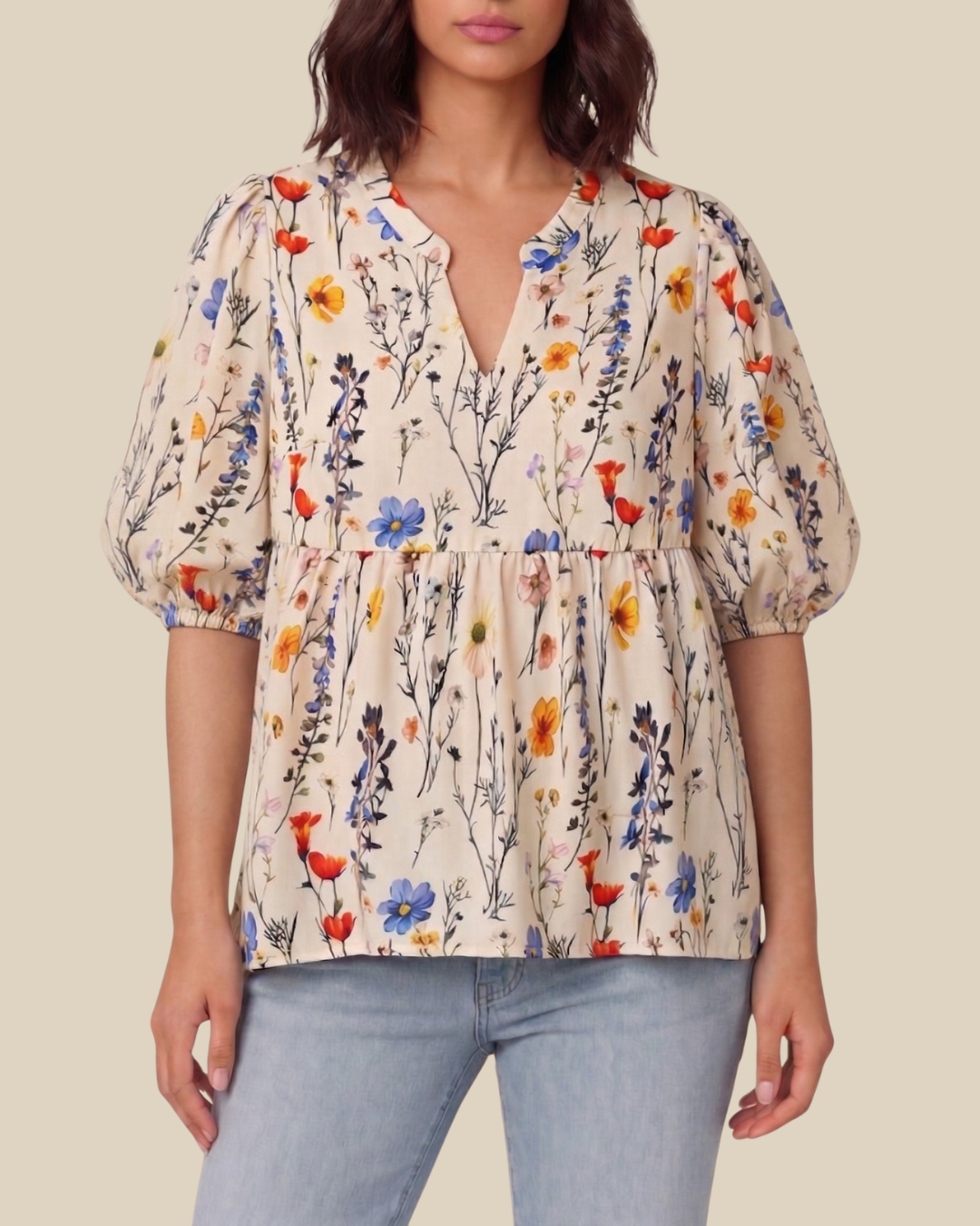 Belle | Wildblumenbluse