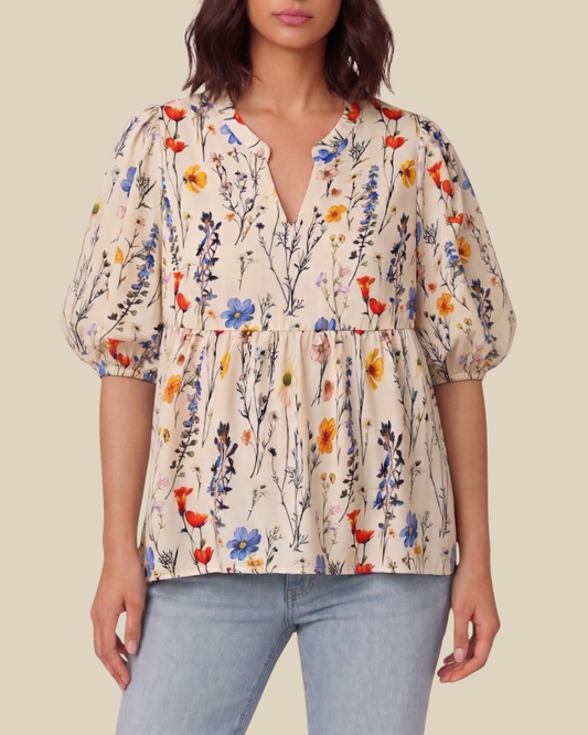 Belle | Wildblumenbluse