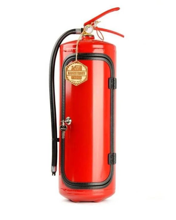 Feuerlöscher Minibar | Abschließbare Deko-Bar | Hingucker für Die Hausbar | FireBar