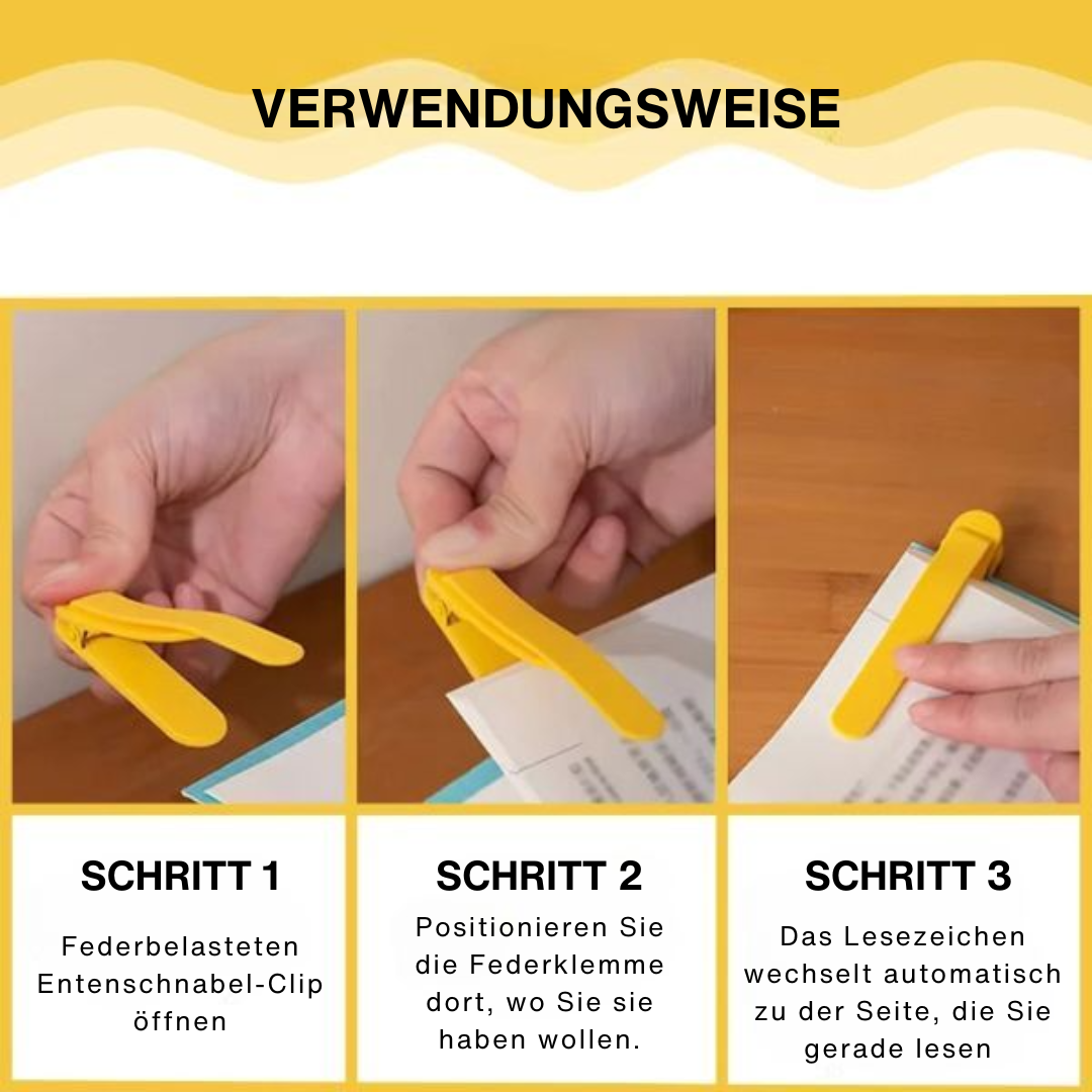 FlexiMark | Lesezeichen aus Silikon (6er Satz)