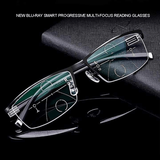 Optivista Intelligente Gleitsichtbrille | Automatische Sehfeldanpassung und Blaufilter