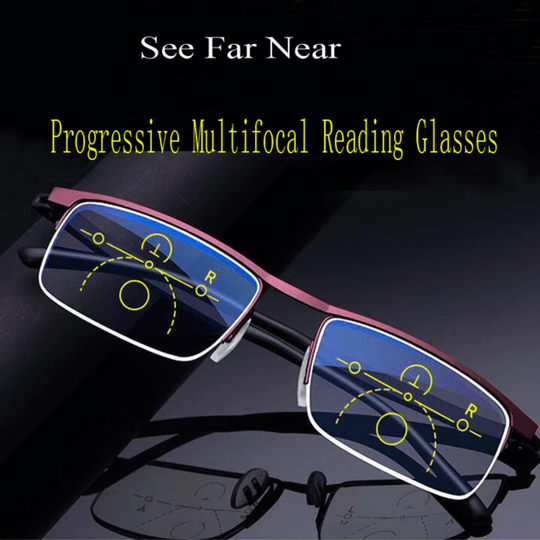 Optivista Intelligente Gleitsichtbrille | Automatische Sehfeldanpassung und Blaufilter