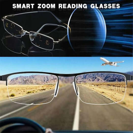 Optivista Intelligente Gleitsichtbrille | Automatische Sehfeldanpassung und Blaufilter