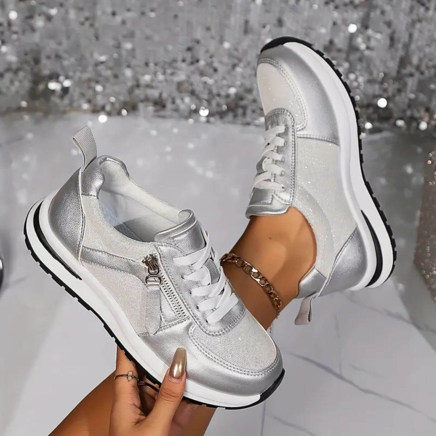 Gina – Bequeme Orthopädische Sneakers