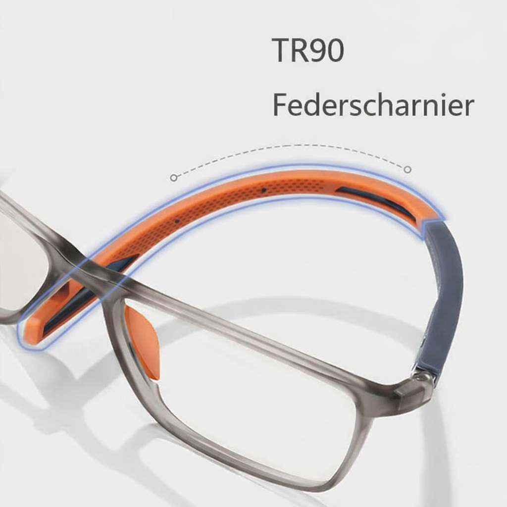 Gleitsichtbrille | Ultralichte Unisex Lesebrille | Komfort für Nah- & Fernsicht | VueFlex